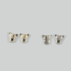 Topos Jaguar (pequeños) / Jaguar Stud Earrings (small)