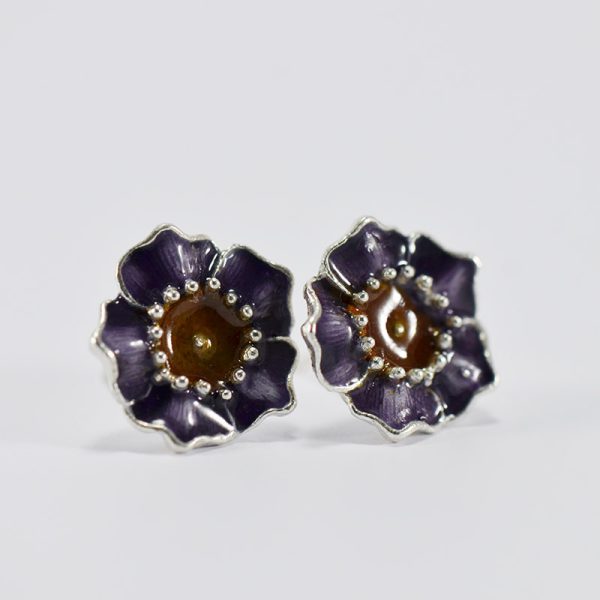 Topos Flor / Flower Stud Earrings - Image 2